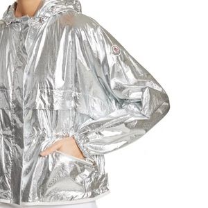 Moncler Jais Metallic Rain Coat
